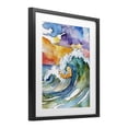 thumbnail image 2 of Stupell Industries Tropical Vibrant Sunrise Surf Black Framed Print Under Glass, 13 x 16, by Shelly Craig, 2 of 8