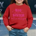 thumbnail image 2 of Godom Girls Cute Graphic Crewneck Sweatshirt Long Sleeve Drop Shoulder Pullover Tops, 2 of 4