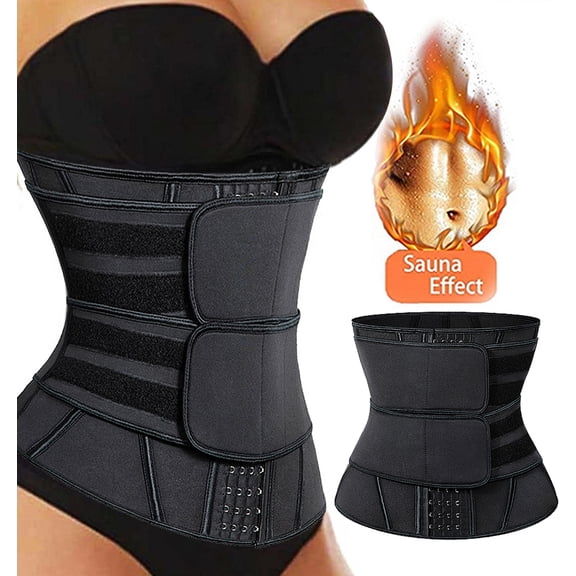 SHAPERIN Women's Slimming Sweat Sauna Neoprene Underbust Corset Sports Waist Training Trainer Cincher Sport Girdle Trimmer Belt