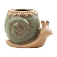 thumbnail image 2 of The Fleshy Flowerpot Ceramic Snails Cartoons Desktop Ornaments Flowerpot Gardening Decoration Home Mini Flowerpot, 2 of 6