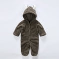thumbnail image 5 of LOVZFMLL Newborn & Toddlers Unisex Plush Pajamas Fleece Hooded Onesie Jumpsuit Funny Animal Costume Fall Winter Warm Sleepwear Loungewear 0-12 Months, 5 of 9