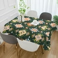thumbnail image 2 of Yayeee Tablecloths 60" x 60" Rectangle Wrinkle Resistant Party Table Cover, Pink Geometric Flowers, 2 of 8