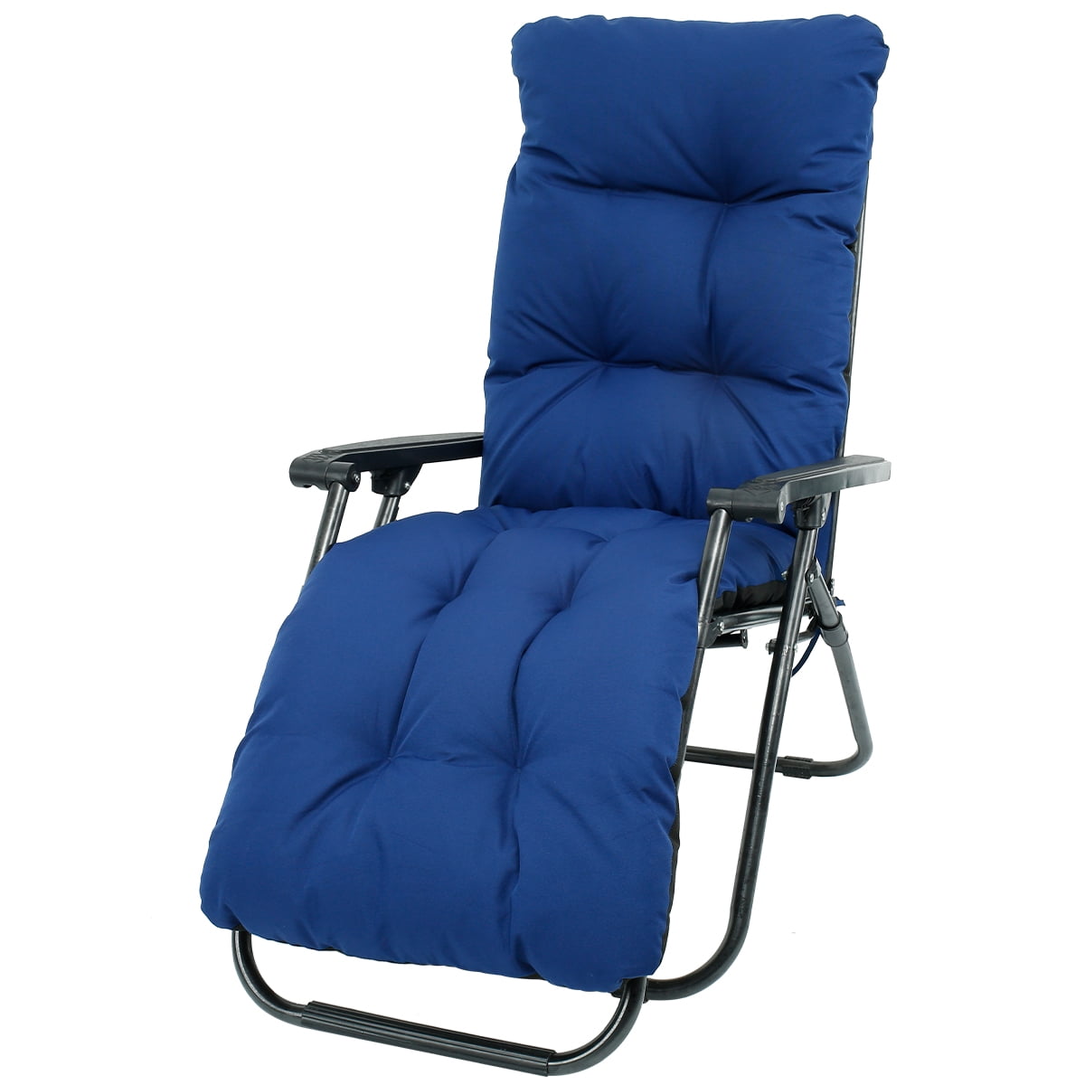 Sun Lounger Cushion Pads Soft and Comfy Garden Recliner Chair Cushions