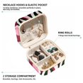 thumbnail image 2 of Valentine's Day Travel Portable Square Organizer Box: Earring Organizer & Jewelry Display for Girls and Women, 2 of 6