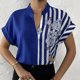 thumbnail image 2 of Camisa abotonada floral de manga corta Nikou, 2 of 7