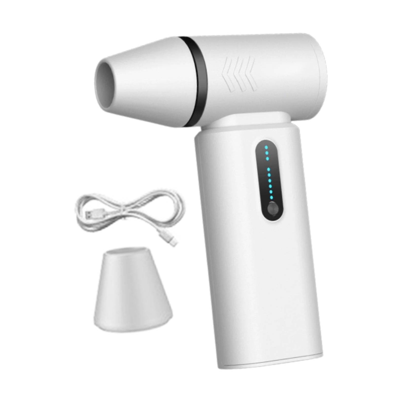 Baoblaze Compressed Air Duster Powerful Fan for Efficient Cooling Hair Cleaning White