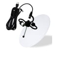 thumbnail image 4 of 2 Light Swag Plug-In Pendant 14"w Granite Gray Burlap with Diffuser, Black Cord, 4 of 8