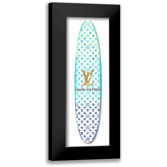 Blake, Madeline 7x14 Black Modern Framed Museum Art Print Titled - Fashion Surfboard France IV
