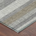 thumbnail image 3 of Addison Rugs Chantille Indoor/Outdoor Transitional Stripes Gray Machine Washable Rectangle Rug, 9' x 12', 3 of 8