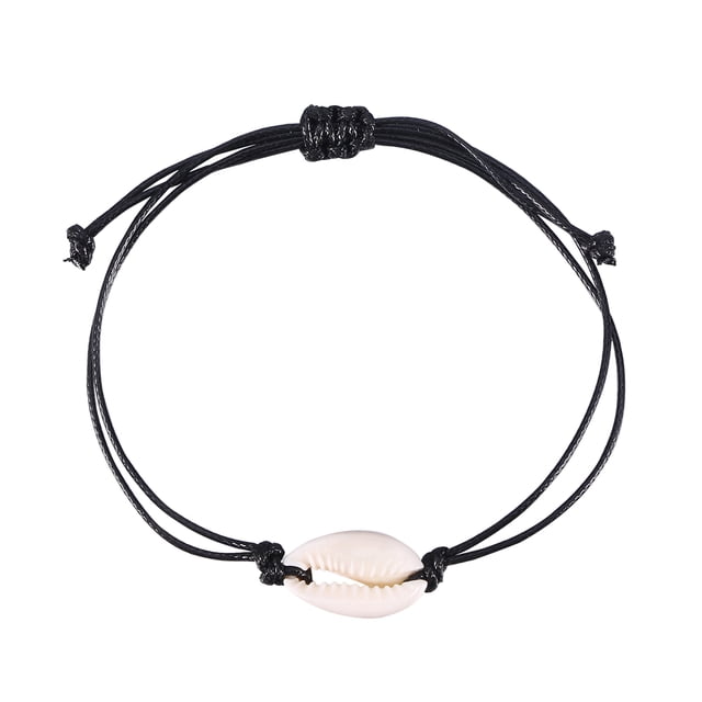 Shisuyan 1PC Simple Hand-knitted Shell Bracelet Fashion Beautiful Shell Bracelet for Woman Lady Lover Female Decor