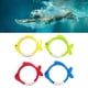 thumbnail image 1 of 4 Uds. Anillo de buceo para peces, juguetes para piscina, juego de para piscina, juguetes de buceo, anillos subacuáticos para deportes acuáticos 19x16cm, 1 of 8
