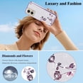 thumbnail image 2 of for Motorola Moto G Stylus 5G 2024 Case Clear Glitter Shiny Motorola Moto G Stylus 5G 2024 Phone Case Silicone Soft Floral Shockproof Cover Pink Slim for Women (Silver-Purple), 2 of 14