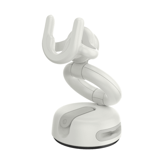 PopSockets Multi-Use Phone Mount for Dash, Windshield, and Desk - STYLE - White
