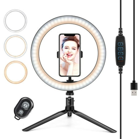 Gohope Ring Light LED Desktop Selfie Ring Light USB LED ...