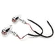 thumbnail image 1 of 1 Pair Retro Style Universal Turn Signal Light Lamp Motorcycle Modification AccessoriesSilver, 1 of 5