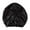 Black, variant on Besque VeganSilk Hair Sleep Wrap, Sleep Cap for Women, Strong Adjustability, One Size Fits Most, Smooth Hair & Keep Hairstyles