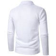 thumbnail image 2 of Jalioing Half Zip Golf Shirt for Men Classic Casual Long Sleeve Collared Shirt Dressy Fashion Texture Tops, 2 of 4
