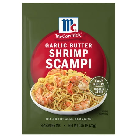 McCormick Garlic Butter Shrimp Scampi, 0.87 oz Packet