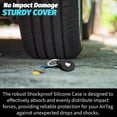 thumbnail image 3 of YUNOVA 4 Pack Shockproof Silicone AirTag Holder Keychain, Scratch Resistant Protective Case, Compatible with Apple AirTag, Anti-Lost Cover for Keys Pet Collar Bag, 3 of 10