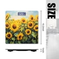 thumbnail image 2 of High Precision Body Weight Scale Smart Bathroom Scales with Large LCD Display(400lbs),Decorative for Bedroom-Field Full Of Sunflower Flowers On Sunny Day, 2 of 4