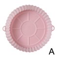 thumbnail image 1 of Pot en Silicone pour Friteuse à Air Chaud Panier de Cuisson Four Doublures Antiadhésives Friteuse Réutilisable à Air Q2L7, 1 of 9
