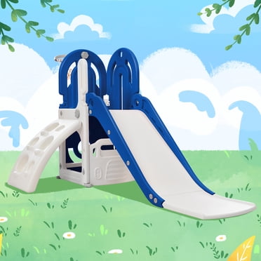 Little Tikes Hide & Slide Climber, Blue & Red - Climbing Toy and Slide ...