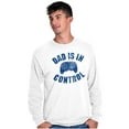 thumbnail image 3 of Father's Day Gamer Dad is in Control Men's Big & Tall Long Sleeve Graphic Tee Brisco Brands 3X, 3 of 5