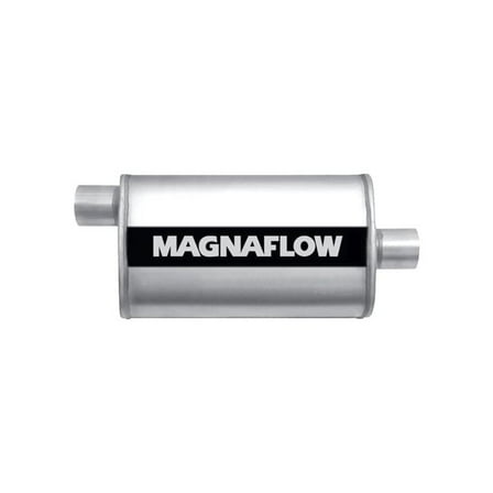 Magnaflow  14 in. Stainless Steel Exhaust Muffler 2.25 in. Offset & Offset