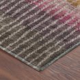 thumbnail image 3 of Addison Rugs Mayfield Premium Machine Washable Transitional Stripes Chocolate Rectangle Rug, 3' x 5', 3 of 6