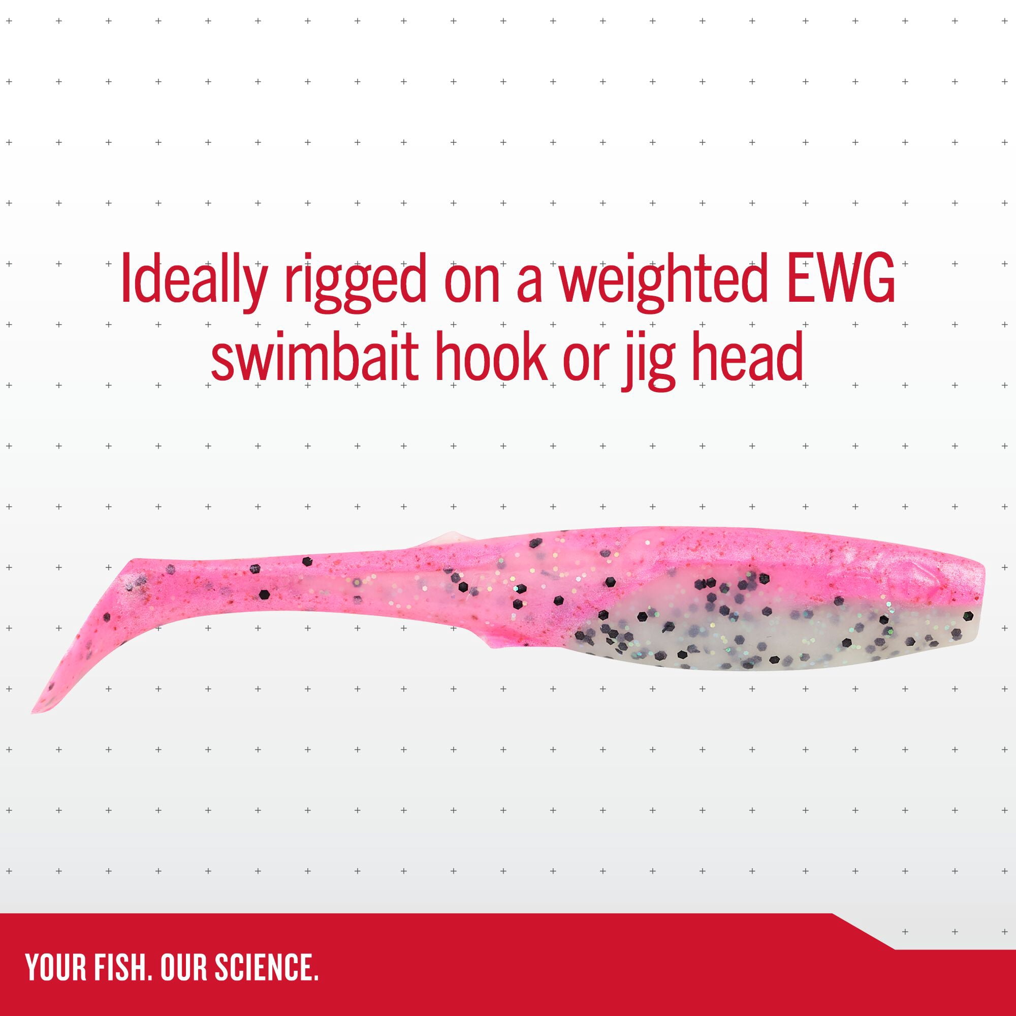Berkley Gulp!® Paddleshad Fishing Bait, 13 cm, Purple Shiner
