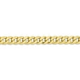 thumbnail image 3 of 10k 7.75mm Flat Beveled Curb Chain in 10k Yellow Gold, 3 of 3