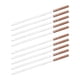 thumbnail image 4 of Advancent Brochetas para barbacoa, 8 piezas, suaves, resistentes al calor, antideslizantes, reutilizables, lavables, accesorios de herramientas Cocina y Comedor 50cmx10mmx2mm, 4 of 6