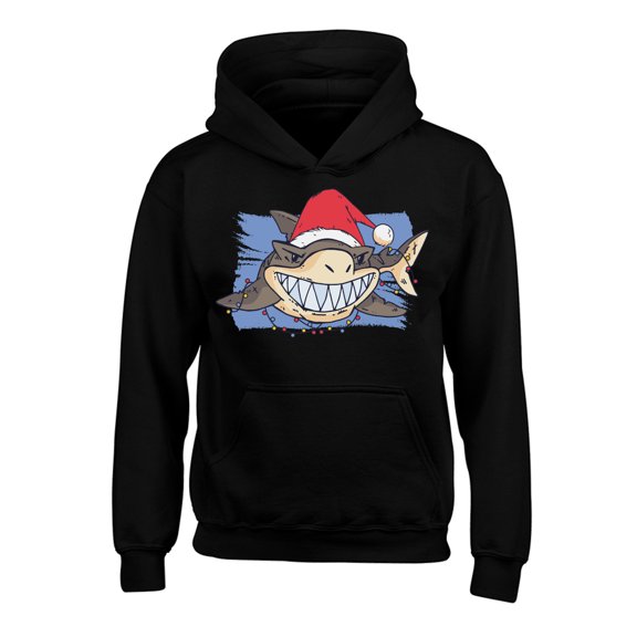 Awkward Styles Christmas Hoodies for Kids Youth Xmas Shark Sweatshirt