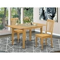 thumbnail image 6 of Bowery Hill 3-piece Traditional Wood Dining Room Set in Oak, 6 of 6