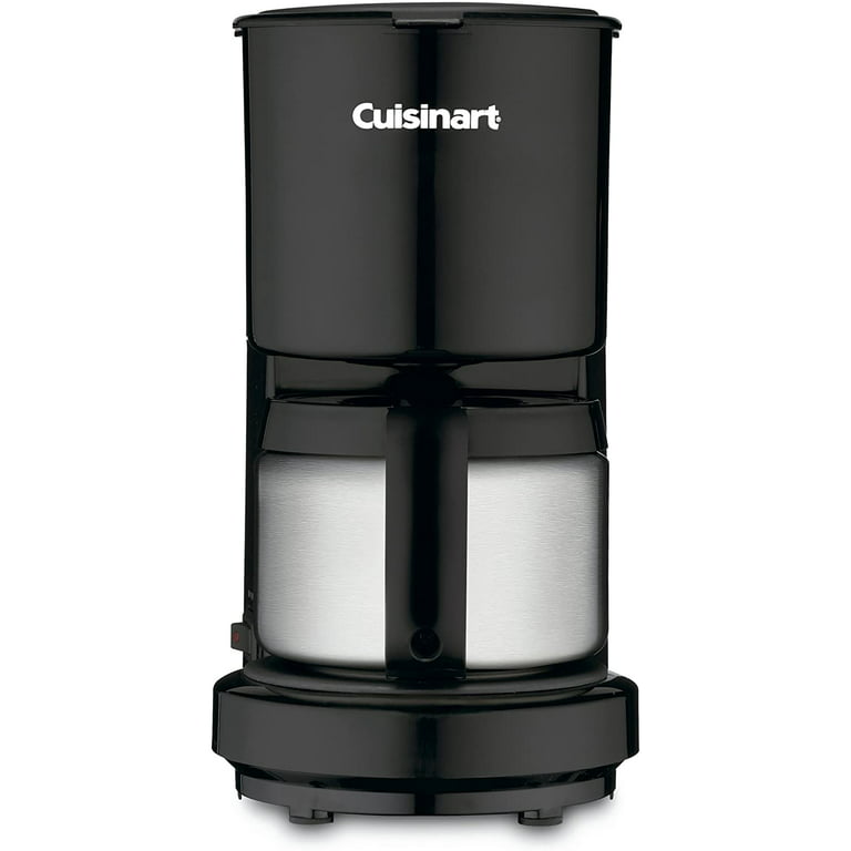 Cuisinart DCC-450BK 4-Cup Coffee Maker with Stainless-Steel