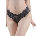 thumbnail image 2 of Fengqque Women's Sexy Lingerie Seamless Briefs Lace Panties Thong Underwear, 2 of 9