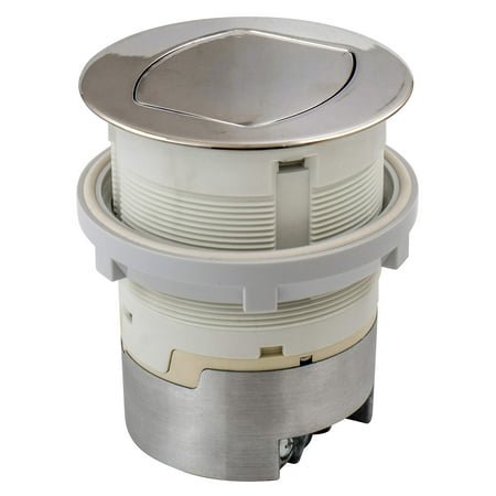 Bryant Electric RCT221NI 20A 125V Tamper Resistant Countertop Pop-Up Receptacle Flush Mount, 20 Amp, Polished Nickel