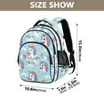 thumbnail image 3 of ALAZA Cute Unicorns School Backpack Elementary Bag Bookbag Travel Rucksack, 3 of 6