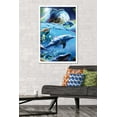 thumbnail image 2 of James Booker - Space Dolphins Wall Poster, 22.375" x 34" Framed, 2 of 6