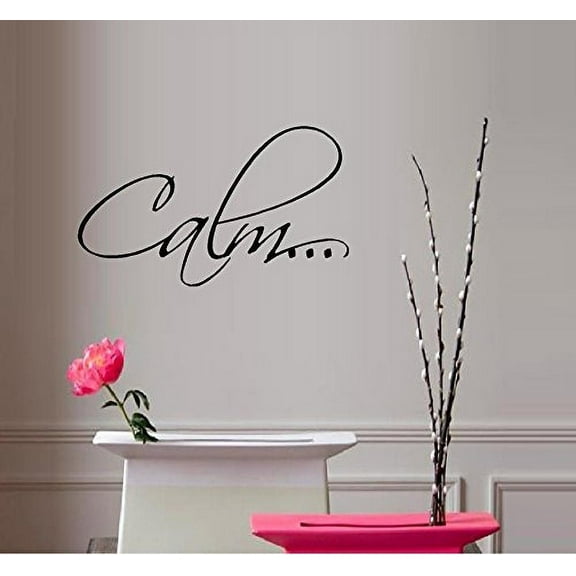 Decal ~ CALM ~ HOME DECOR, WALL DECAL 13" X 22"