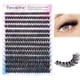 thumbnail image 3 of Lash Clusters 280 piezas de pestañas individuales DIY extensión de pestañas 50D 0.354-0.630 in Mix D Curl pestañas extensión de pestañas para autoaplicación en casa (5D-0.07D-9-16MIX), 3 of 4