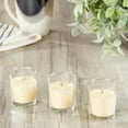 thumbnail image 2 of Mainstays Unscented Filled Votive Glass Candles, Ivory, 12-Pack Votive Candles, 2 of 5