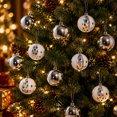 thumbnail image 5 of Christmas Ornaments Ball 12PC/6cm Electroplated Painted Christmas Ball Set, 5 of 7