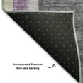 thumbnail image 3 of Addison Rugs Mayfield Washable Transitional Art Deco Purple Rectangle Rug, 3' x 5', 3 of 6