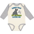 thumbnail image 3 of Inktastic Rhino That My Grandpa Loves Me with Cute Rhinos Boys or Girls Long Sleeve Baby Bodysuit, 3 of 5
