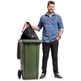 thumbnail image 5 of Reli. 30-33 Gallon Trash Bags Drawstring (250 Bags) Large 33 Gallon Trash Bags Drawstring - Black Heavy Duty Drawstring Trash Bags (Black), 5 of 8