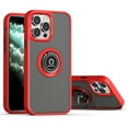 thumbnail image 4 of Entronix Shockproof Matte Case for iPhone 12 Pro Max, Shockproof Rotating Holder Ring, Red, 4 of 4
