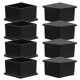 thumbnail image 1 of unbranded 8Ud Protectores Cuadrados Plásticos Negros Para Patas De Muebles Y Sillas, 1 of 7