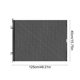thumbnail image 3 of PVC Pet Gate Fence | Retractable Transparent Jump Proof Barrier | No Drill Installation | Strong Clips & Double Row Snap | Expandable Length 49.21in | Black PVC | 1 Pack, 3 of 6