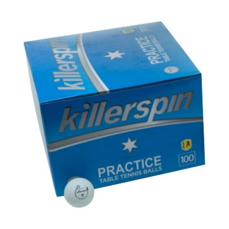 Killerspin 201 Training 1-Star Table Tennis Balls - Pack of 100